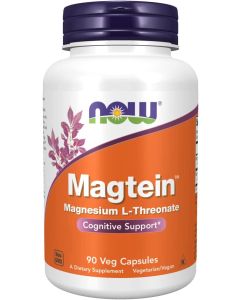NOW Magtein Magnesium L Threonate Cognitive Support 90 Veggie Caps - supplemynts.com