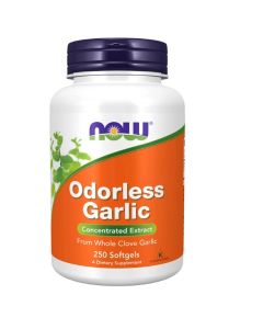 NOW Odorless Garlic Concentrated Extract 250 Softgels
