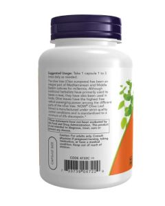 NOW Olive Leaf Extract 500mg Free Radical Scavenger 120 Veggie Caps