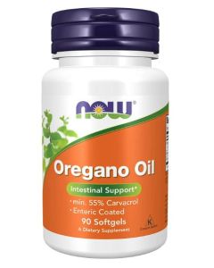 NOW Oregano Oil 90 Softgels Intestinal Support Supplement