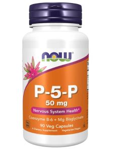 NOW P 5 P 50mg Nervous System Support 90 Veggie Caps