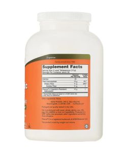 NOW Prebiotic Fiber with Fibersol 2 Hunger Management Powder 12 Oz