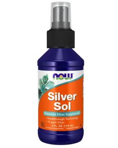NOW Silver Sol Non GMO Vegetarian Supplement 4 Oz