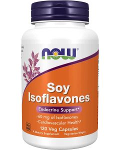 NOW Soy Isoflavones Endocrine Support 120 Veggie Caps