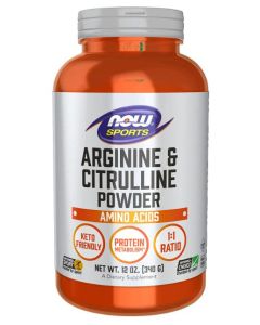 NOW Sports Arginine & Citrulline Powder 12 Oz Amino Acids - supplemynts.com