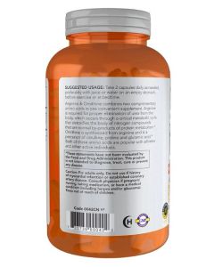 NOW Sports Arginine &amp; Ornithine Amino Acids 250 Veggie Caps - supplemynts.com