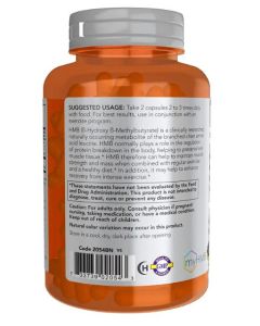NOW Sports HMB 500 Mg 120 Veggie Caps Sports Recovery
