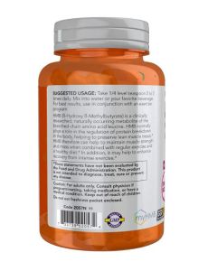 NOW Sports HMB Powder 90 G Sports Recovery Supplement