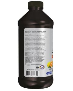 NOW Sports Liquid L Carnitine 1000 mg Highly Absorbable Supplement