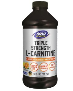 NOW Sports Triple Strength L Carnitine Liquid 3000mg Energy Production