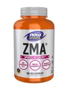 NOW Sports ZMA Enhanced Absorption Sports Recovery 180 Veggie Caps