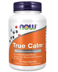 NOW True Calm Neurotransmitter Support 90 Veggie Caps