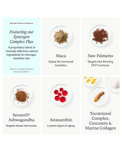 Nutrafol Women’s Balance Hair Growth Nutraceutical Supplement 120 Caps - supplemynts.com