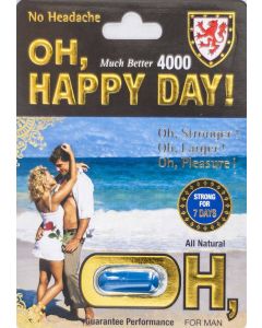Oh Happy Day 4000 Pill 7 Days Libido Enhancement Pill - supplemynts.com