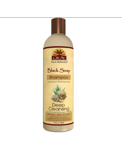 OKAY African Black Soap Shampoo Deep Cleansing 12oz / 355ml