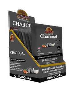OKAY Charcoal Detoxifying Porifying Leave In Conditioner 1.25oz / 37ml - supplemynts.com