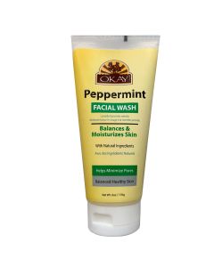 OKAY Facial Wash Peppermint 6 oz Balanced Skin - supplemynts.com