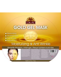 OKAY Gold Gel Moisturizing Anti Wrinkle Mask 2.47oz / 70g