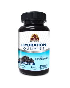 Okay Gummies Hydration 44 Count Elderberry Flavor Electrolytes
