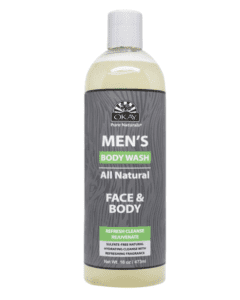 OKAY Men All Natural Body Face Wash 16oz