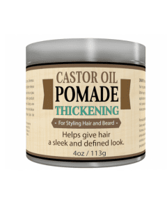 OKAY Men Castor Oil Beard and Hair Thickening Pomade 4.8oz / 113g