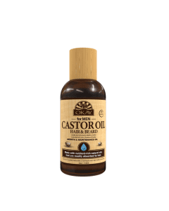 OKAY Men Castor Oil Beard & Hair Growth Oil Light Weight 4oz - supplemynts.com
