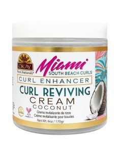 OKAY Miami South Beach Curls Enhancer Curl Revival Cream 6oz/170gr