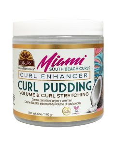 OKAY Miami South Beach Curls Hair Enhancer Curl Pudding 6oz/170gr