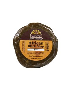 OKAY Pure Naturals African Black Jelly Soap 9oz