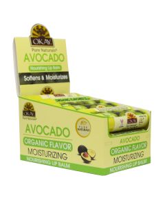 OKAY Pure Naturals Avocado Organic Flavored Lip Balm 0.15oz / 5.g
