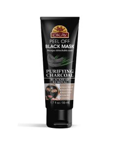 OKAY Pure Naturals Charcoal Peel Off Black Mask 1.7oz / 50ml