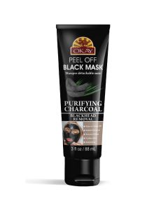 OKAY Pure Naturals Charcoal Peep Off Black Mask 3.4oz / 100ml