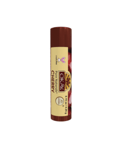 OKAY Pure Naturals Cherry Organic Flavored Lip Balm 0.15oz / 5.g