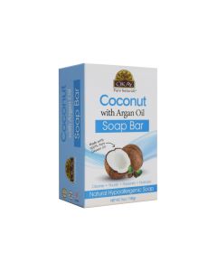 OKAY Pure Naturals Coconut Argan Oil Soap Bar