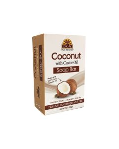 OKAY Pure Naturals Coconut Castor Oil Soap Bar