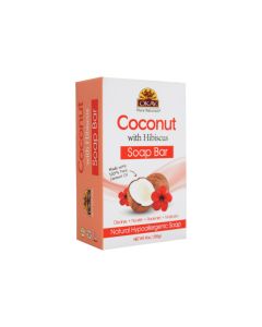 OKAY Pure Naturals Coconut Hibiscus Soap Bar