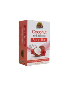 OKAY Pure Naturals Coconut Hibiscus Soap Bar