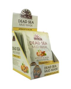 OKAY Pure Naturals Dead Sea Mud Mask Apricot Aloe 1.5oz / 44ml