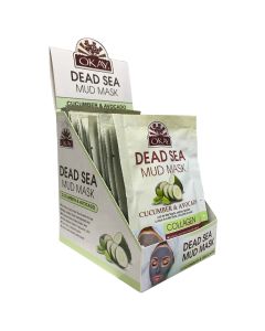 OKAY Pure Naturals Dead Sea Mud Mask Cucumber Avocado 1.5oz / 44ml