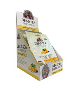OKAY Pure Naturals Dead Sea Mud Mask Orange Melon 1.5oz / 44ml