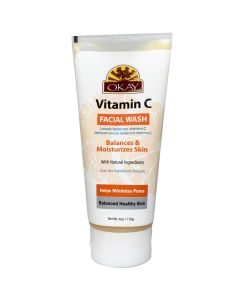 OKAY Pure Naturals Facial Wash Vitamin C 6oz Balanced Skin - supplemynts.com