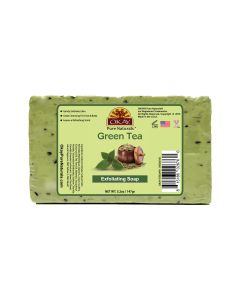 OKAY Pure Naturals Green Tea Exfoliating Soap 5.2oz - supplemynts.com