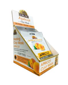 OKAY Pure Naturals Healing Clay Mask Apricot 1.5oz / 44ml