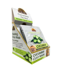 OKAY Pure Naturals Healing Clay Mask Cucumber 1.5oz / 44ml