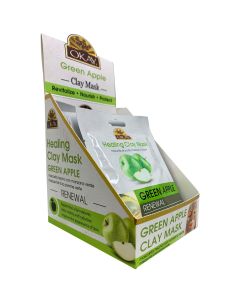 OKAY Pure Naturals Healing Clay Mask Green Apple 1.5oz / 44ml