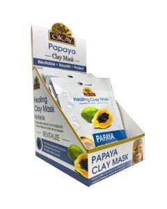 OKAY Pure Naturals Healing Clay Mask Papaya 1.5oz / 44ml