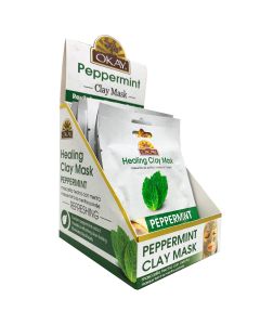OKAY Pure Naturals Healing Clay Mask Peppermint 1.5oz / 44ml
