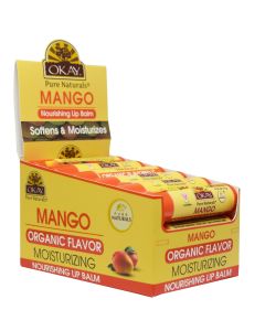 OKAY Pure Naturals Mango Organic Flavored Lip Balm 0.15oz / 5g