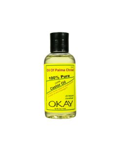 OKAY Pure Naturals Palma Christi Dark Castor Oil 4oz