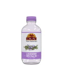 OKAY Pure Naturals Pure Lavender Essential Oil 1oz / 30ml
